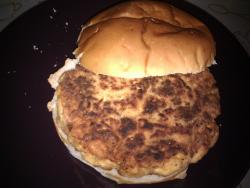 Chicken & Mushroom Tikka Masala Burger